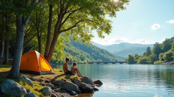 Camping familial en cévennes : détente et aventure au bord de l'eau